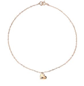 Золотой браслет с фианитом