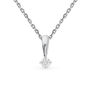 золотая подвеска с бриллиантами