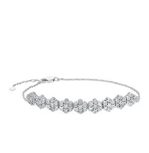 золотой браслет с бриллиантами