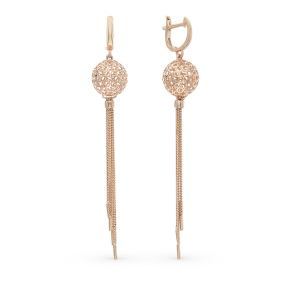 золотые серьги