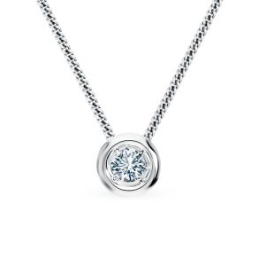 золотая подвеска с бриллиантами