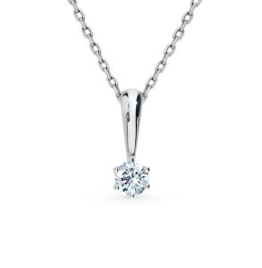 золотая подвеска с бриллиантами