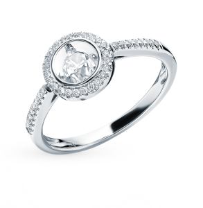 Золотое кольцо с бриллиантами