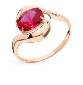 Золотое кольцо с рубином