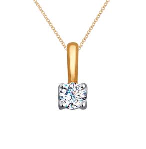 золотая подвеска с фианитами SOKOLOV 035248*