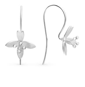 серебряные серьги