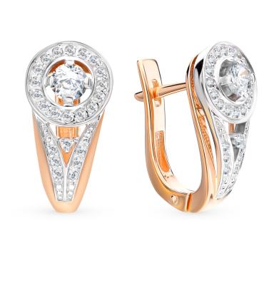 Золотые серьги «Бриллианты Якутии»