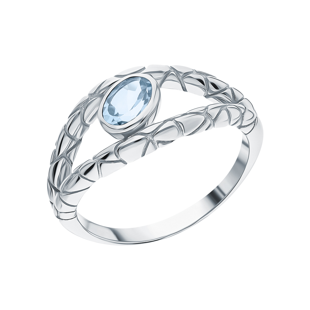 Серебряное кольцо с топазами в Краснодаре