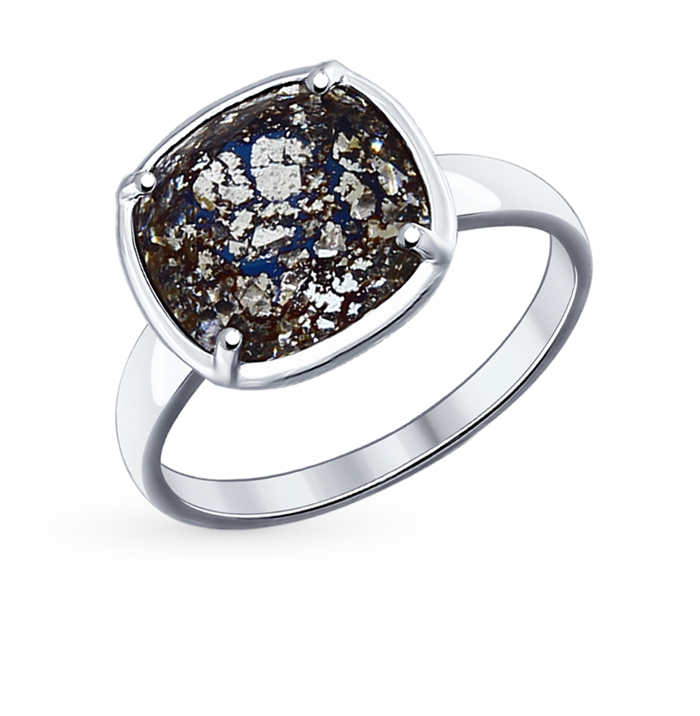Серебряное кольцо с кристаллами  Swarovski в Екатеринбурге