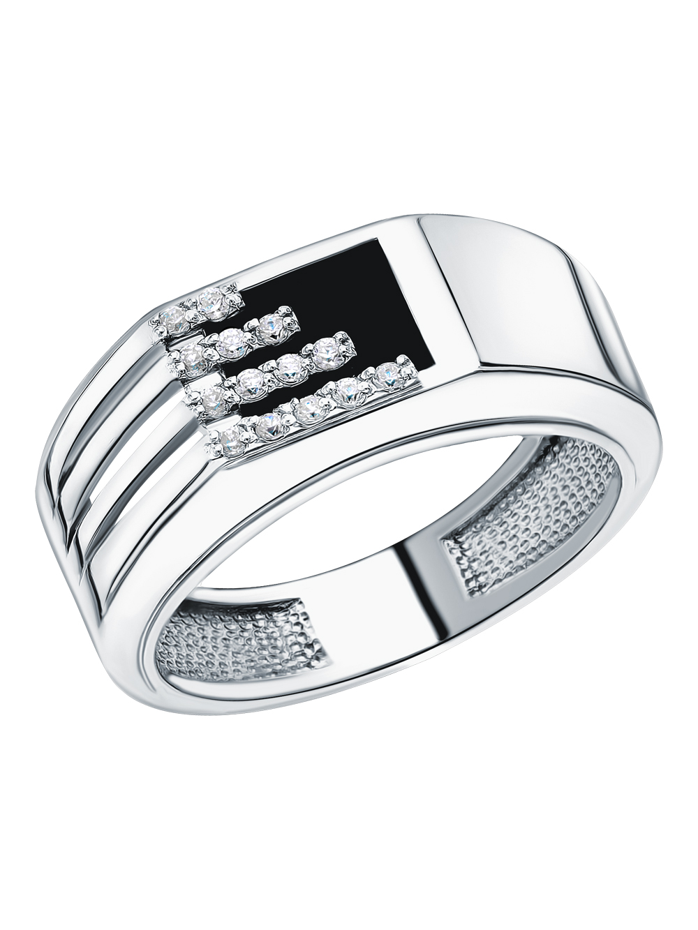Серебряное кольцо с фианитами в Самаре