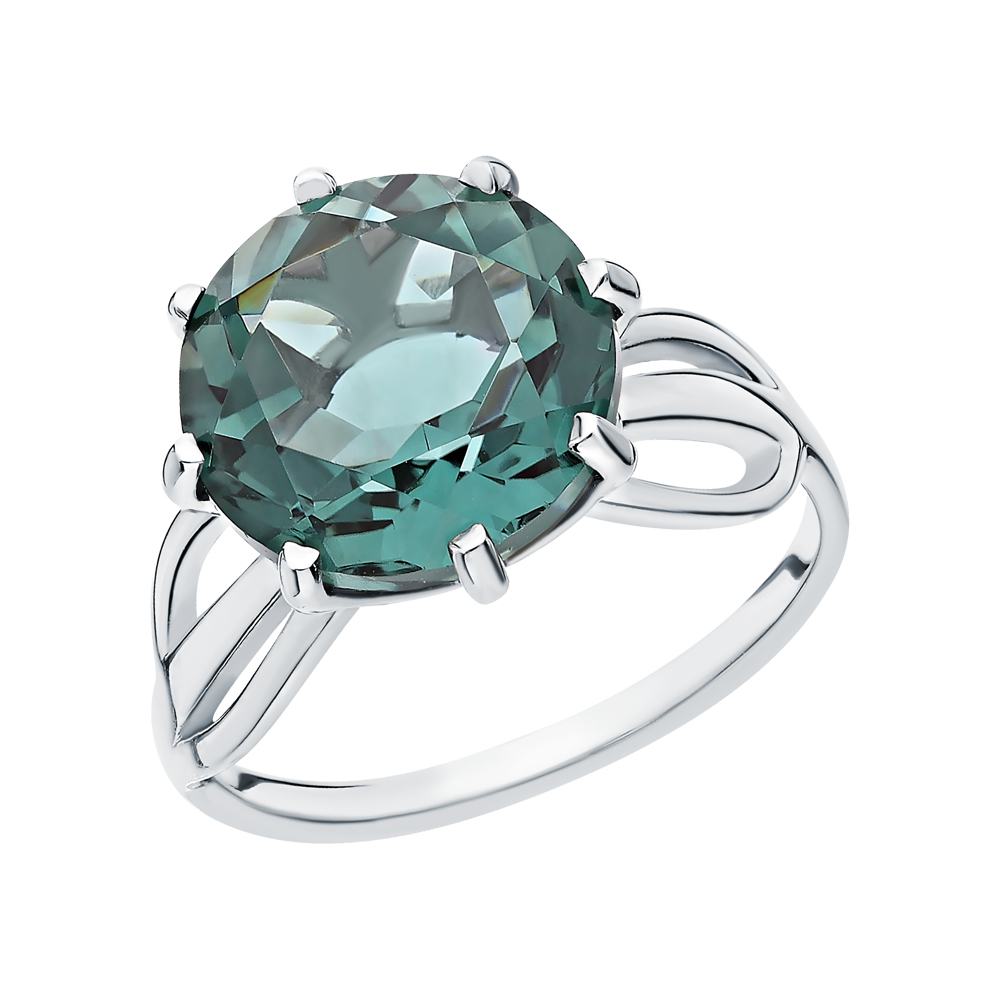 Фото «Серебряное кольцо с празиолит»