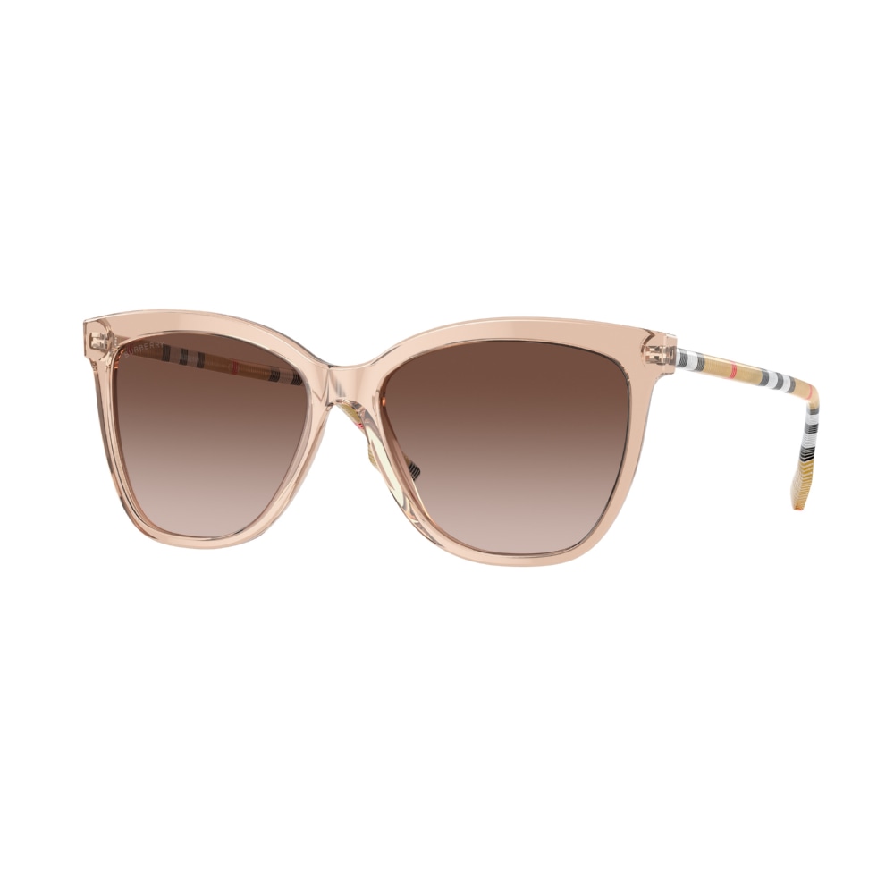 Женские солнцезащитные очки из Италии марки BURBERRY из коллекции Square модель 0BE430840061356 в Новосибирск