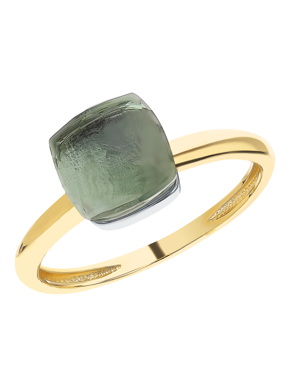 Золотое кольцо с празиолит в Самаре