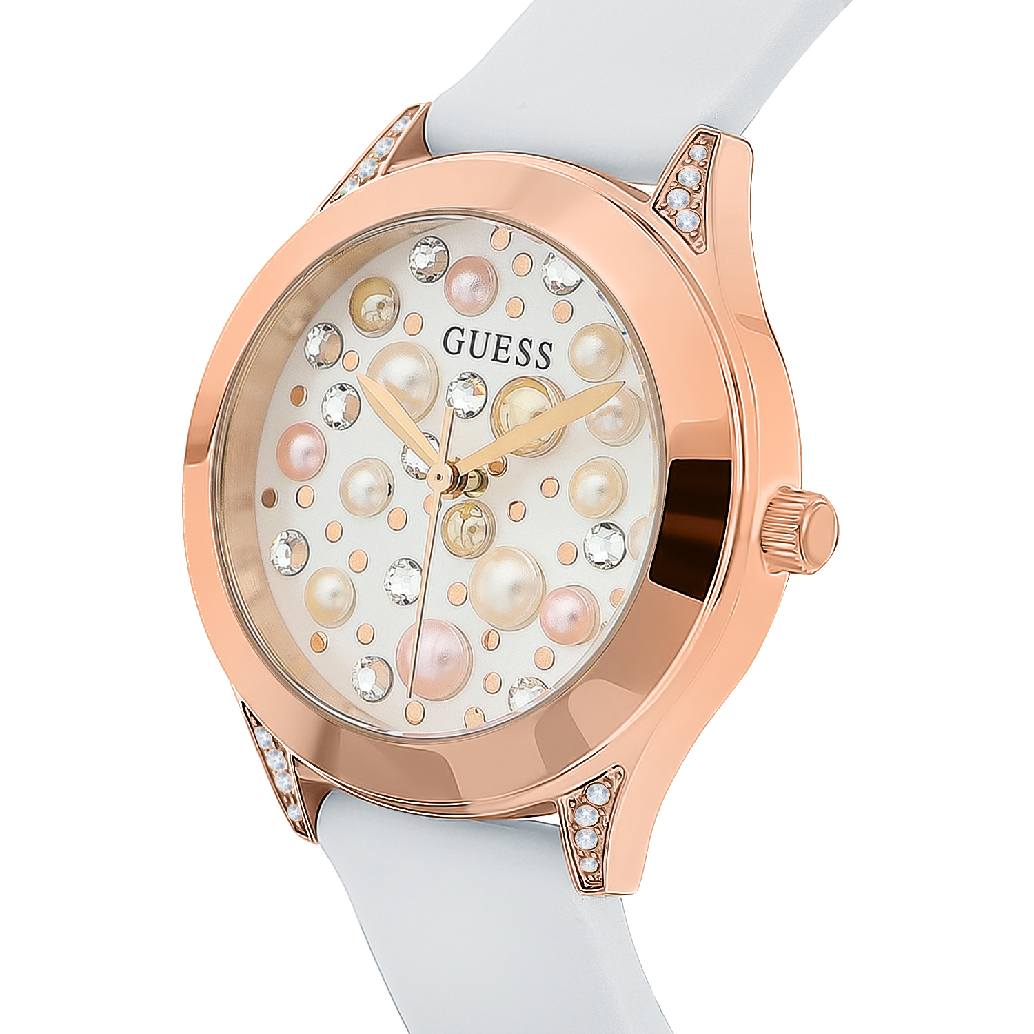 Часы женские GUESS GW0381L3: сталь, кристалл — купить в интернет ...