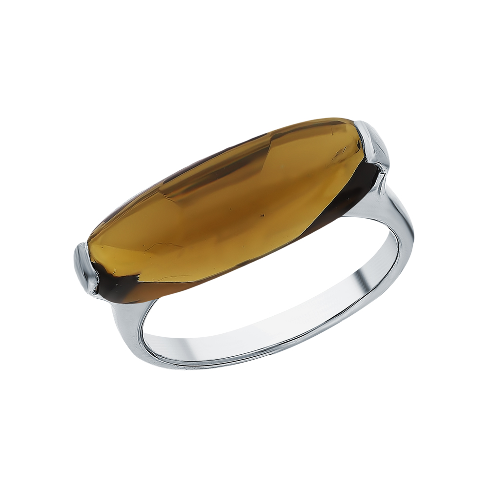 Фото «Серебряное кольцо с кварцами искусственными»