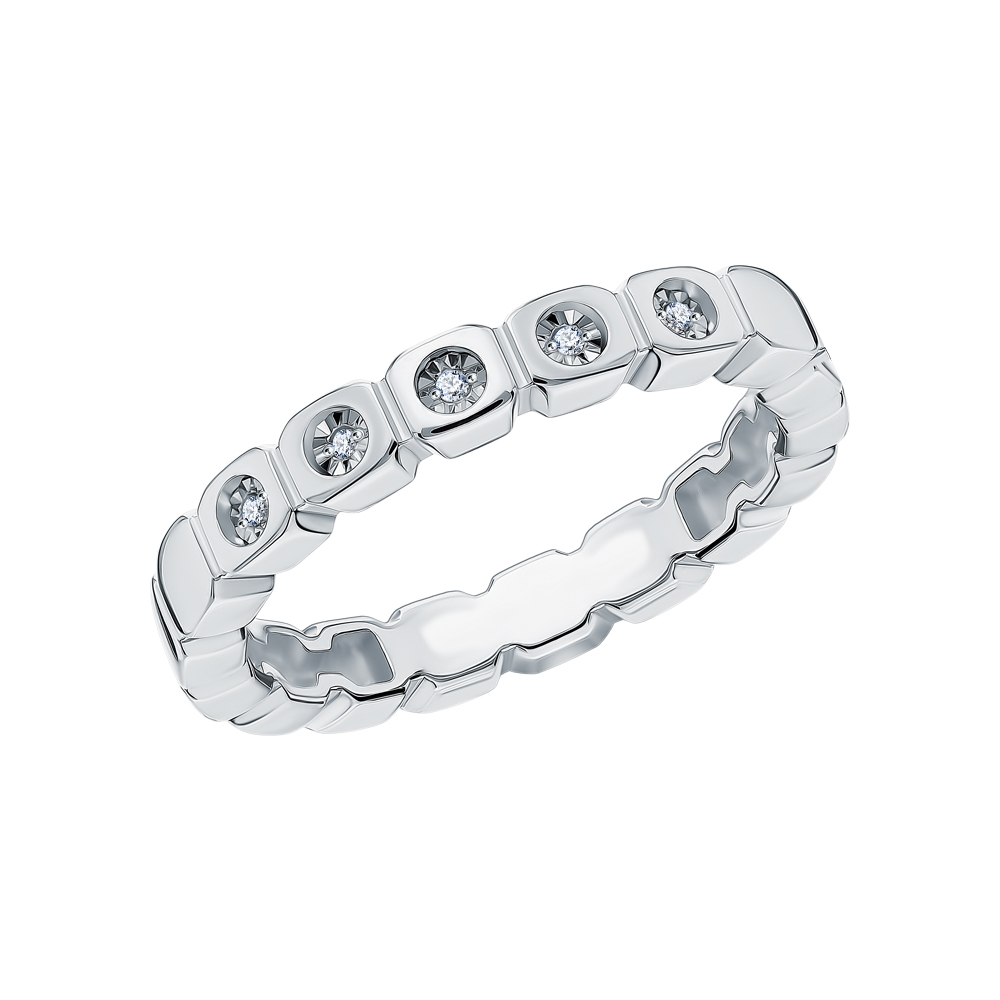 Фото «Серебряное кольцо с бриллиантами»