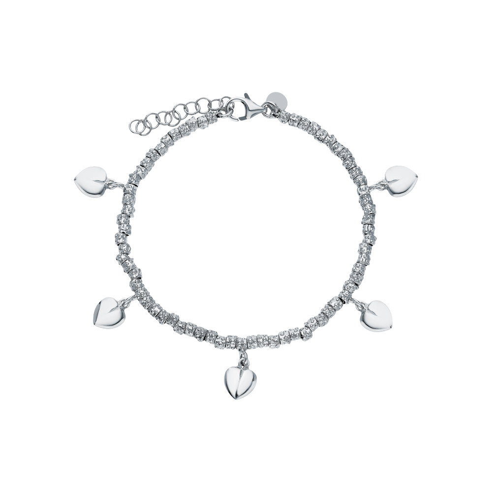 Санлайт браслеты серебро женские с камнями