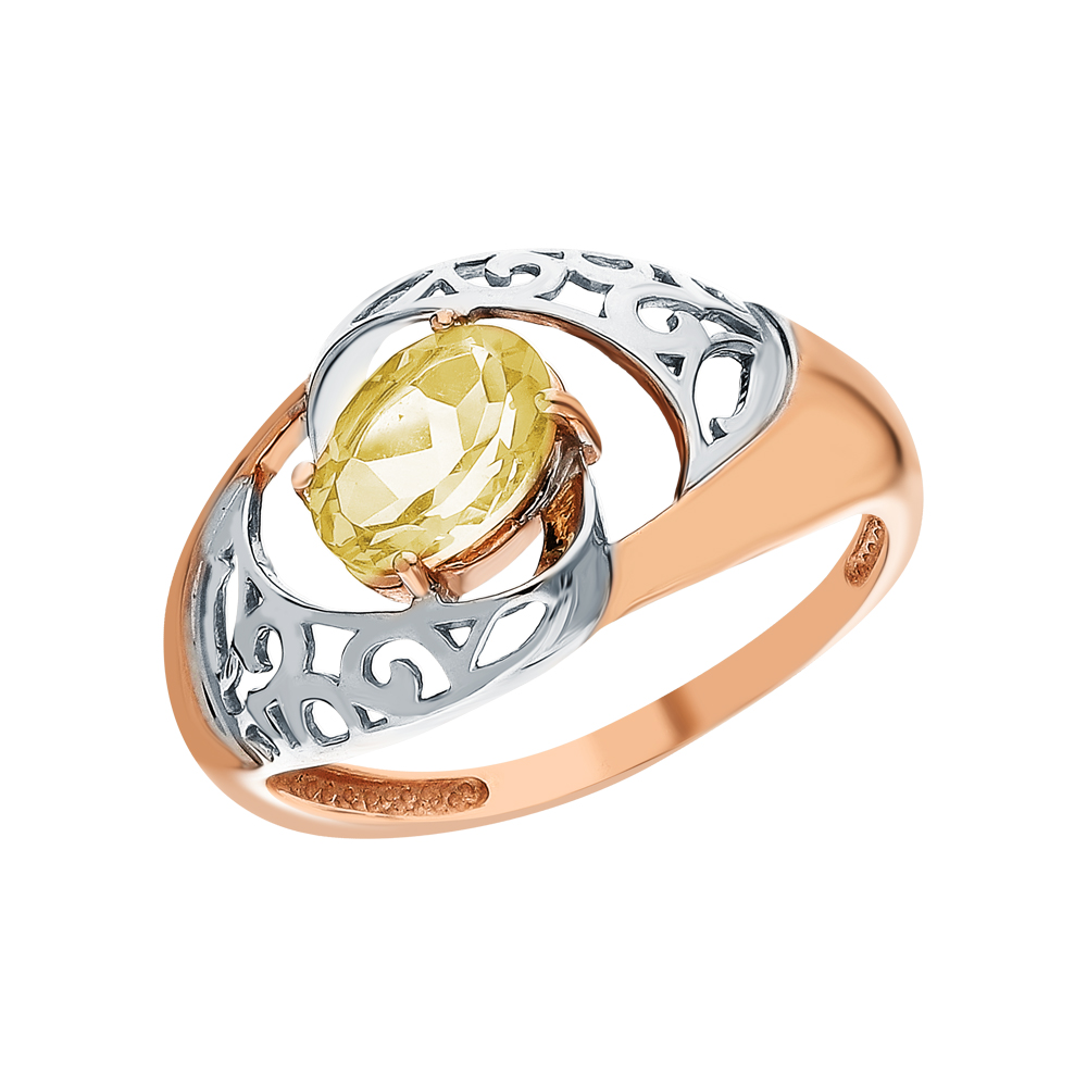 Золотое кольцо с цитринами в Нижнем Новгороде