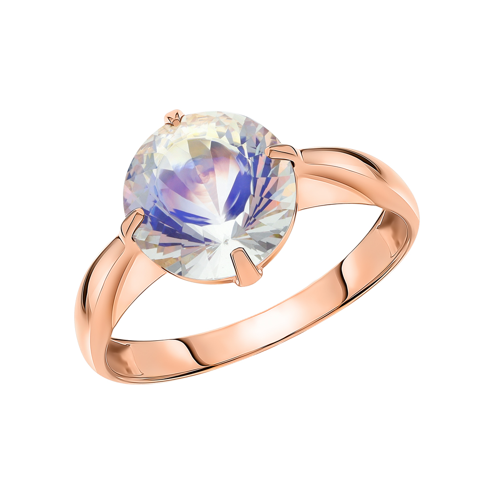 Золотое кольцо с ювелирными кристаллами в Краснодаре