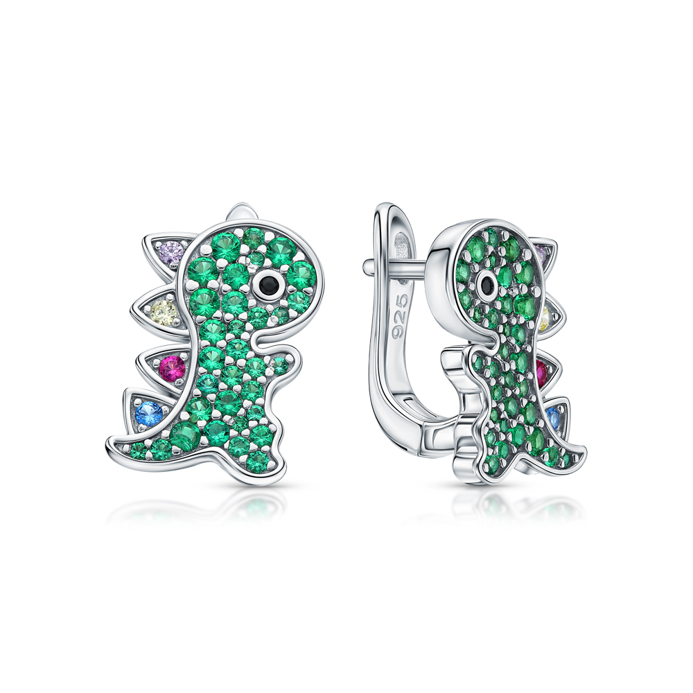 Фото «Серебряные серьги с фианитами»