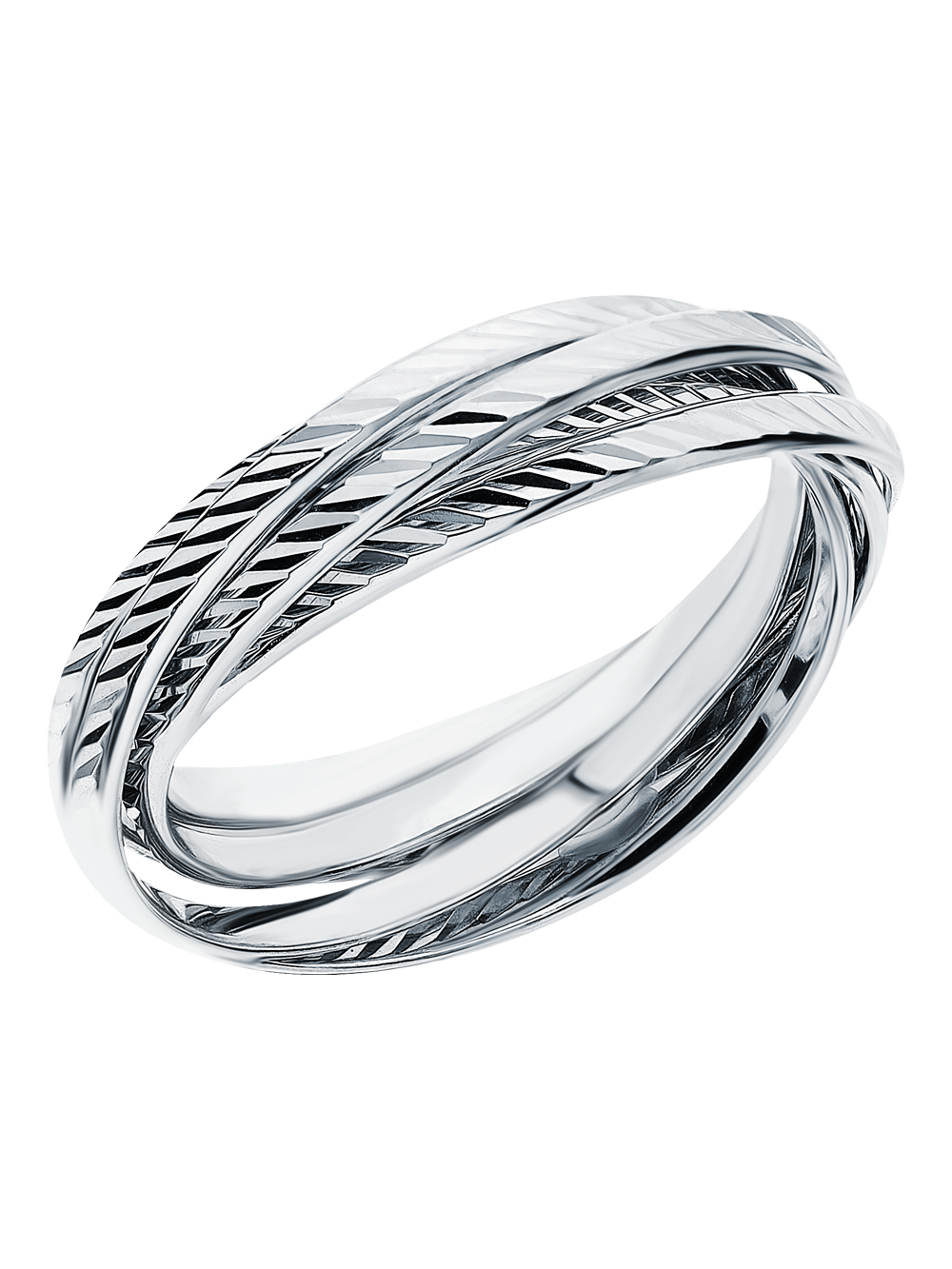 Серебряное кольцо SUNLIGHT 91-01-0497-00: белое серебро 925 пробы — купить в интернет-магазине Санлайт, фото, артикул 134679