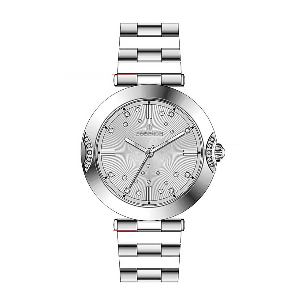 Женские  кварцевые часы ES6511FE.330 на стальном браслете с минеральным стеклом в Санкт-Петербурге