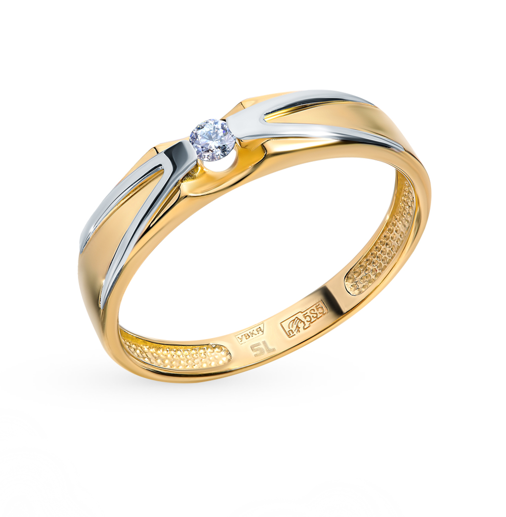 Золотое кольцо c бриллиантом в Ростовe-на-Дону