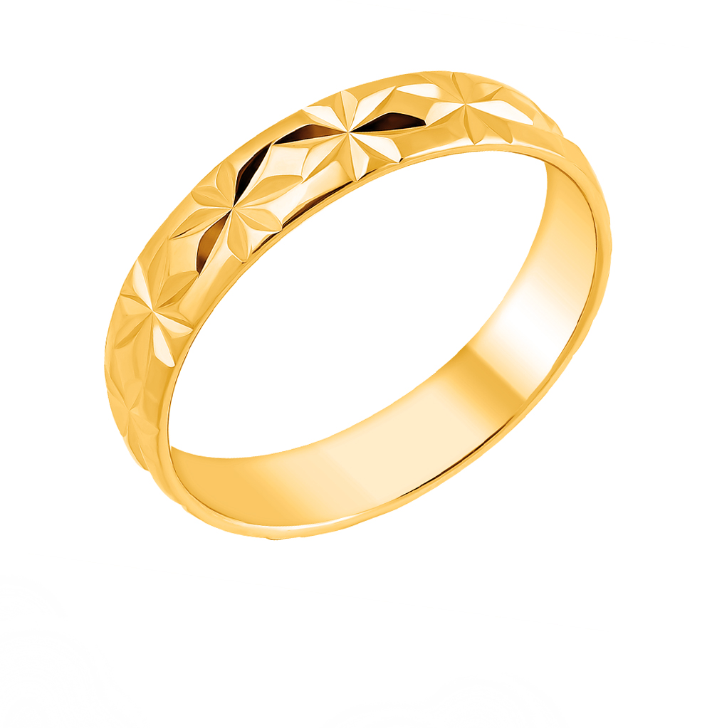 Золотое обручальное кольцо  в Новосибирске