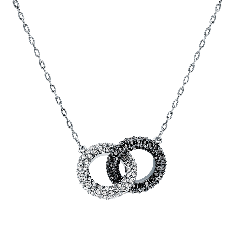 Фото «Стальное ожерелье в подарочной упаковке с кристаллами  Swarovski»