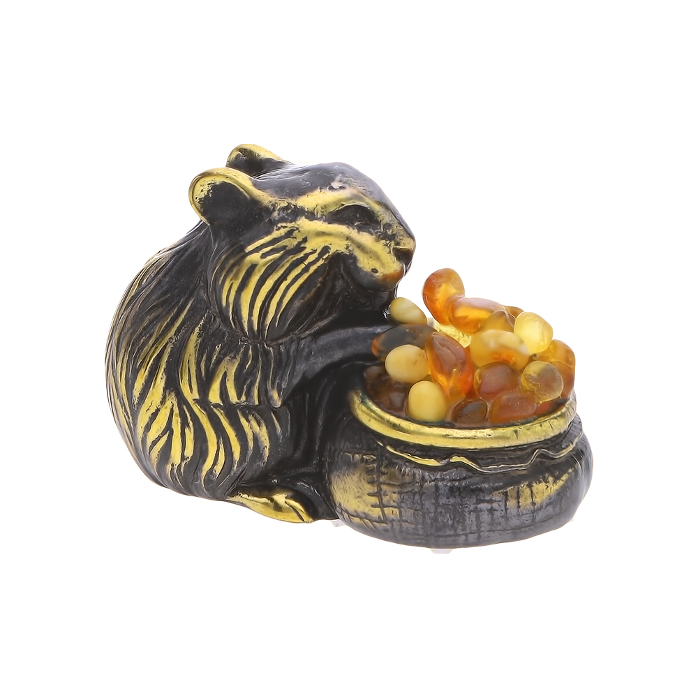 Стальной сувенир настольный с янтарем в Самаре