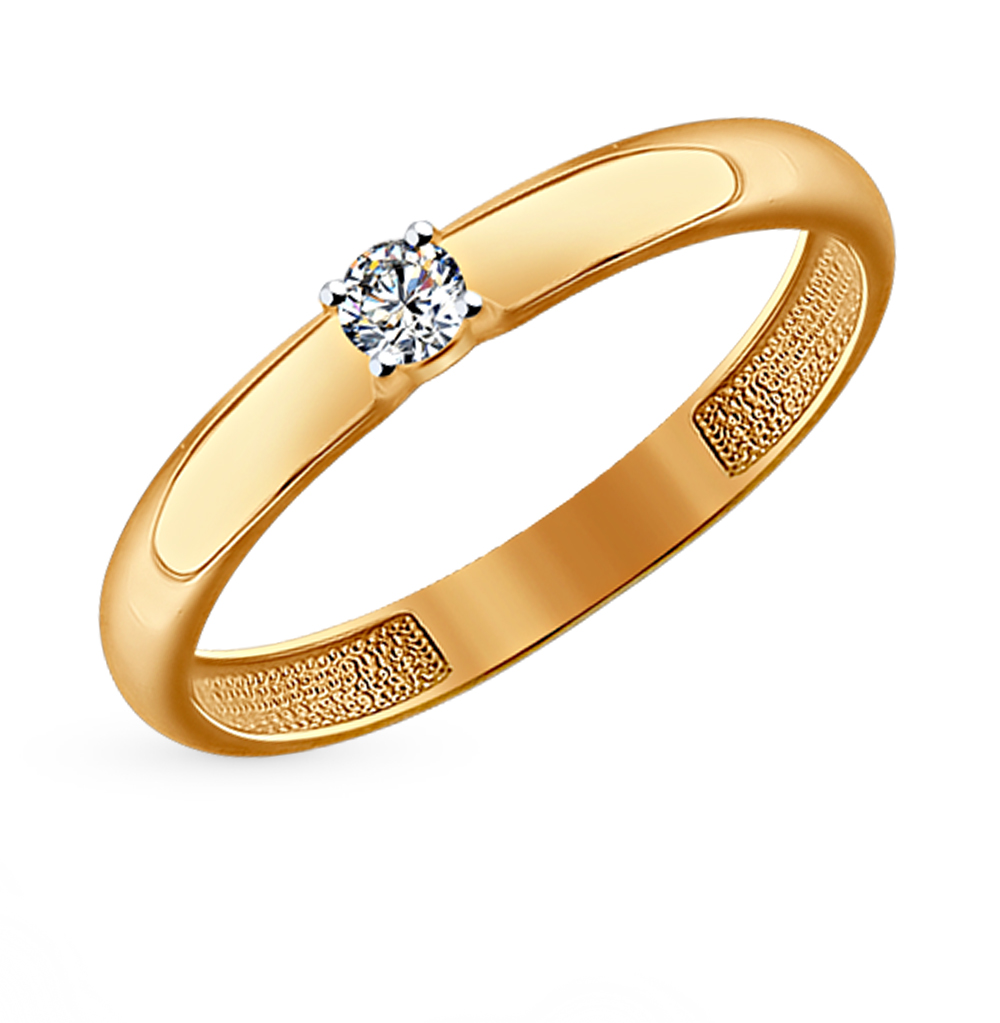 Золотое кольцо с фианитами SOKOLOV 81010221* в Самаре