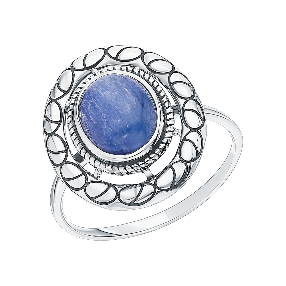 Фото «Серебряное кольцо с кианитами»