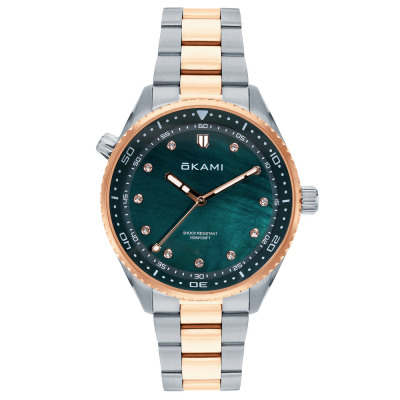 Часы мужские OKAMI OKAMI KM3-42-1-YYX-B3-SBS: сталь — купить в